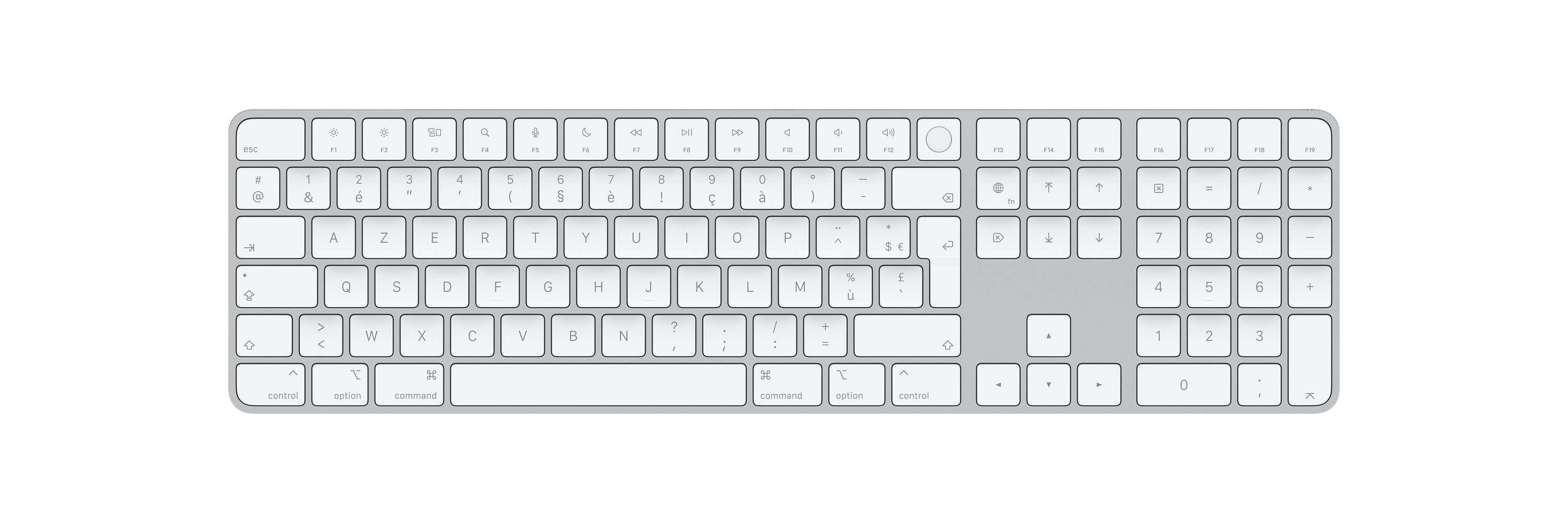 Clavier Apple Magic Keyboard avec Touch ID et pavé numérique
