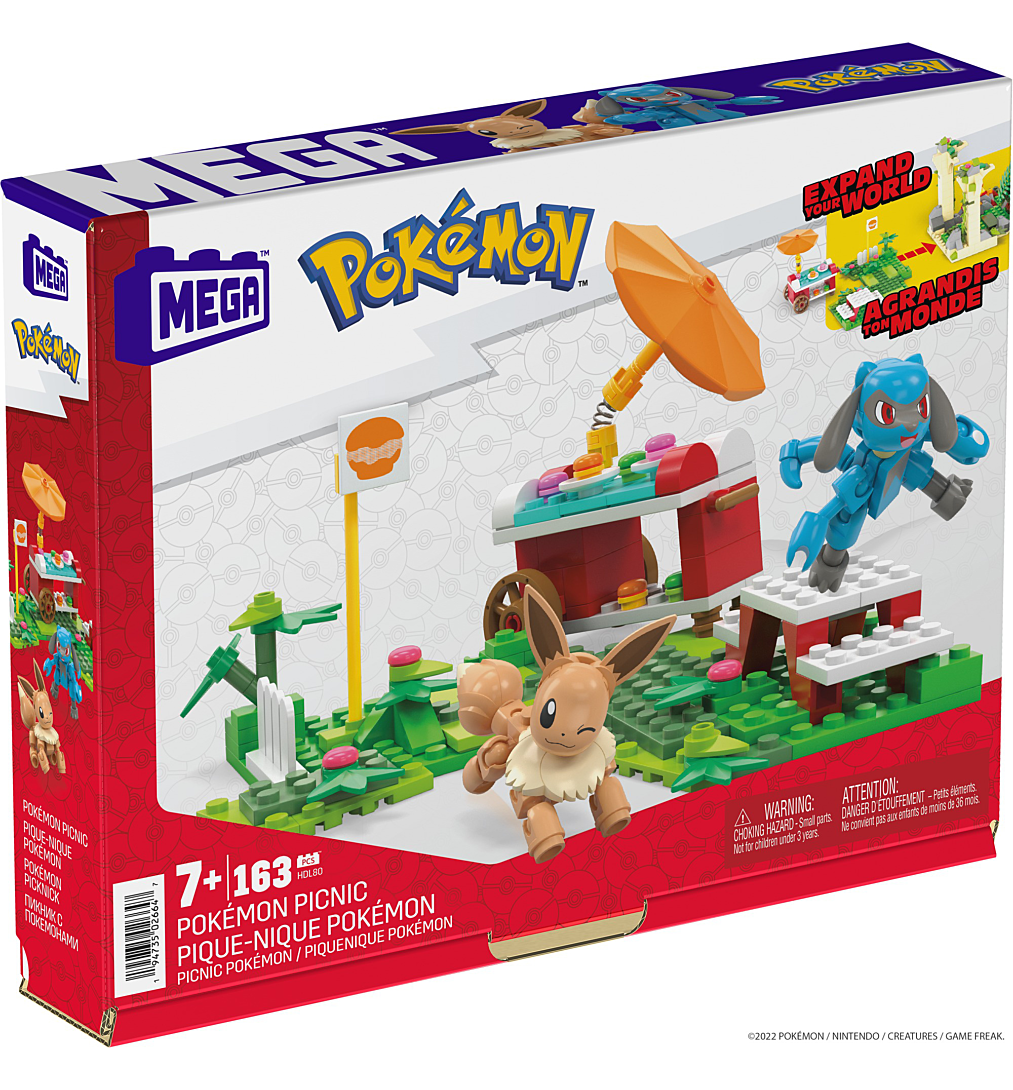 MEGA Pokémon - Pique-Nique Pokémon - Jouet de construction - 7 ans et +