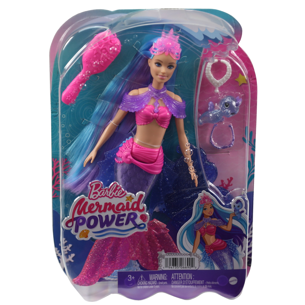 Barbie - Malibu Sirène - Poupée Mannequin - 3 ans et +