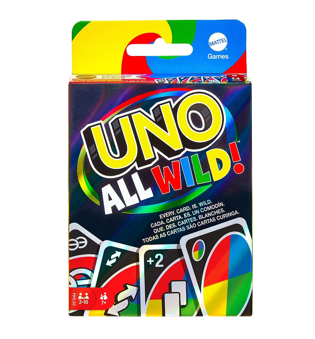 Mattel Games - UNO All Wild - jeu de cartes - Jeu de Cartes Famille - 7 ans et +