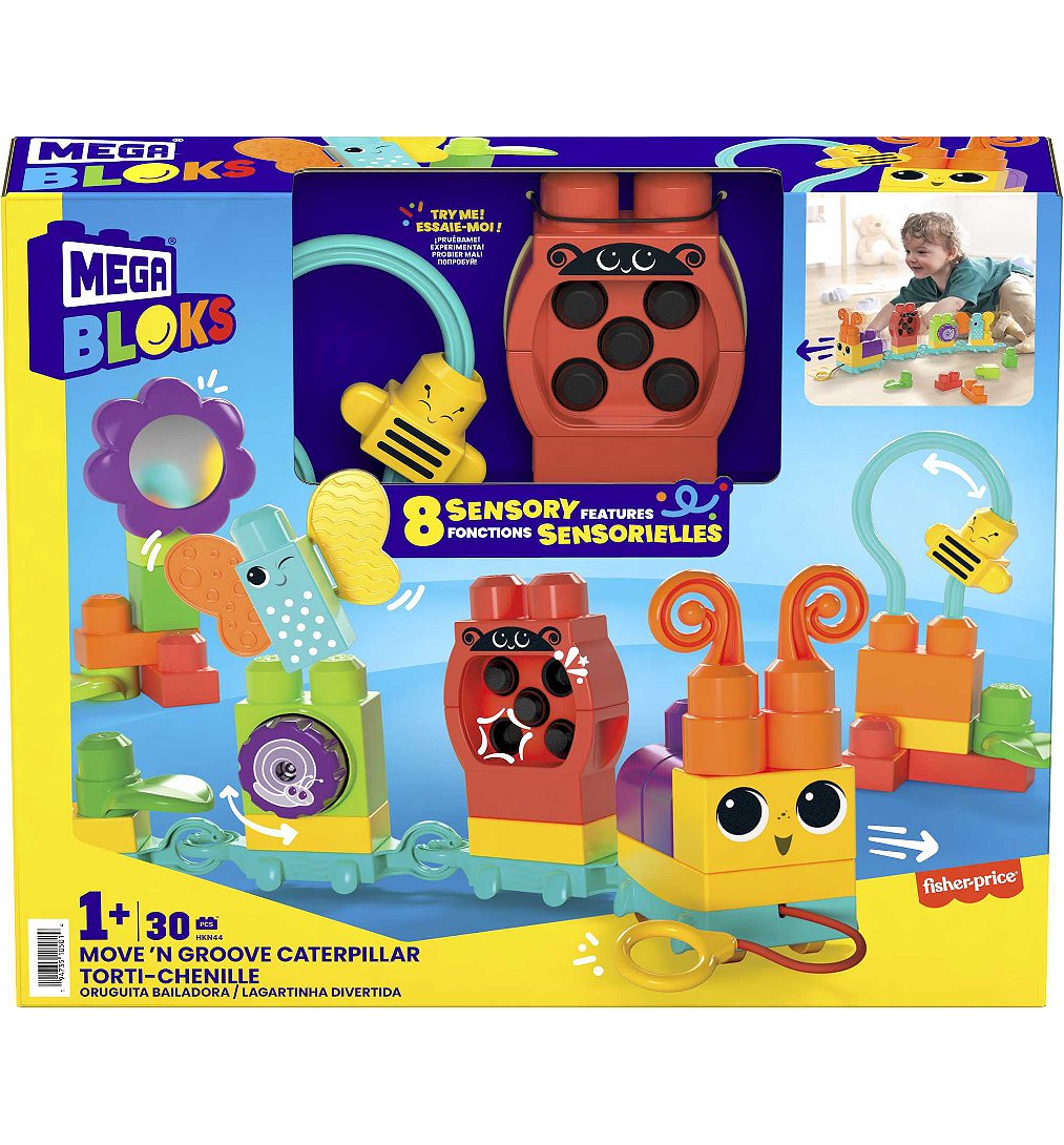 MEGA BLOKS Buildable Caterpillar of the Senses