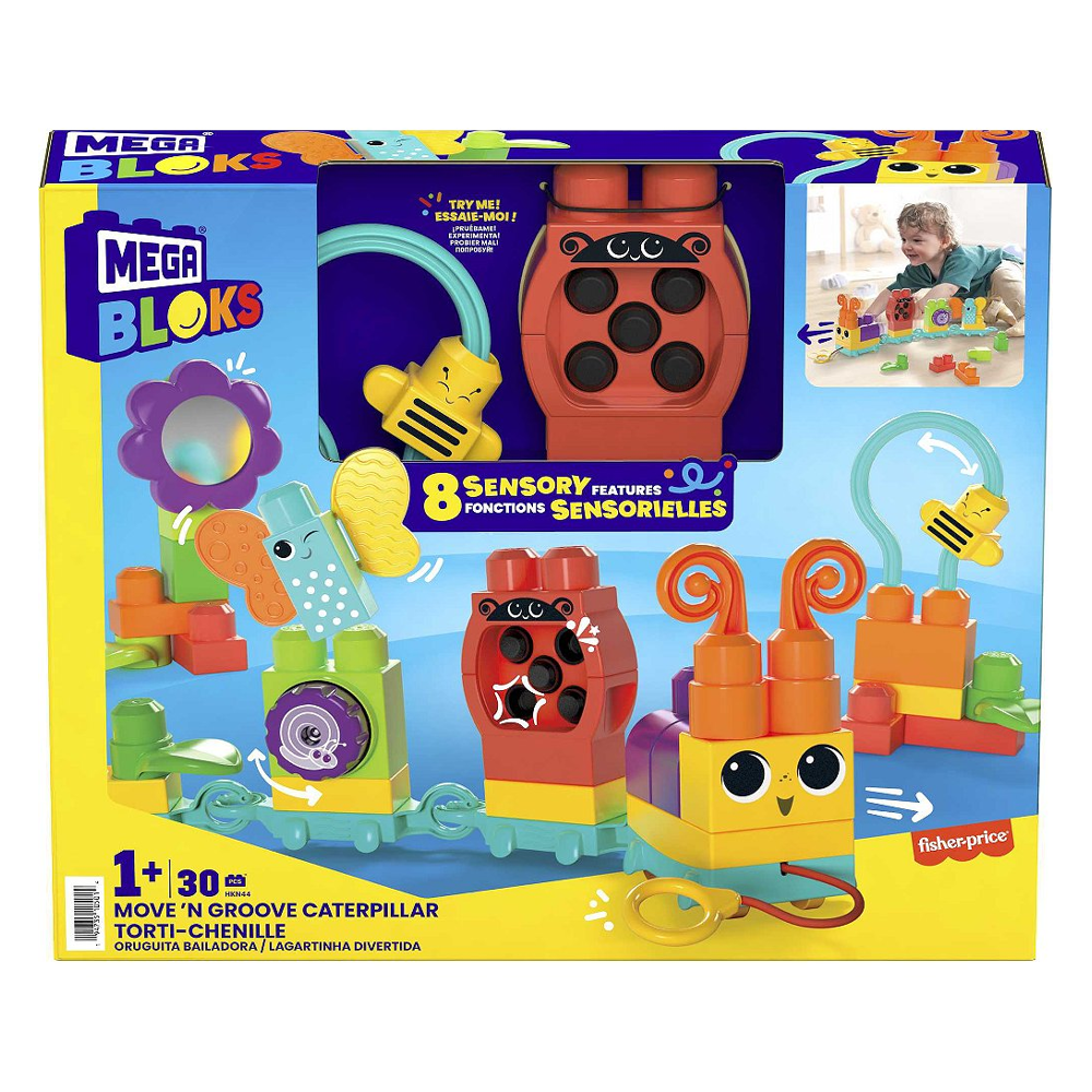 MEGA BLOKS Buildable Caterpillar of the Senses