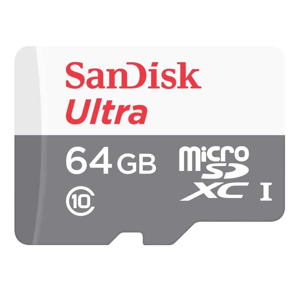 Carte mémoire Sandisk 64GB Ultra microSDXC+SD Adapter