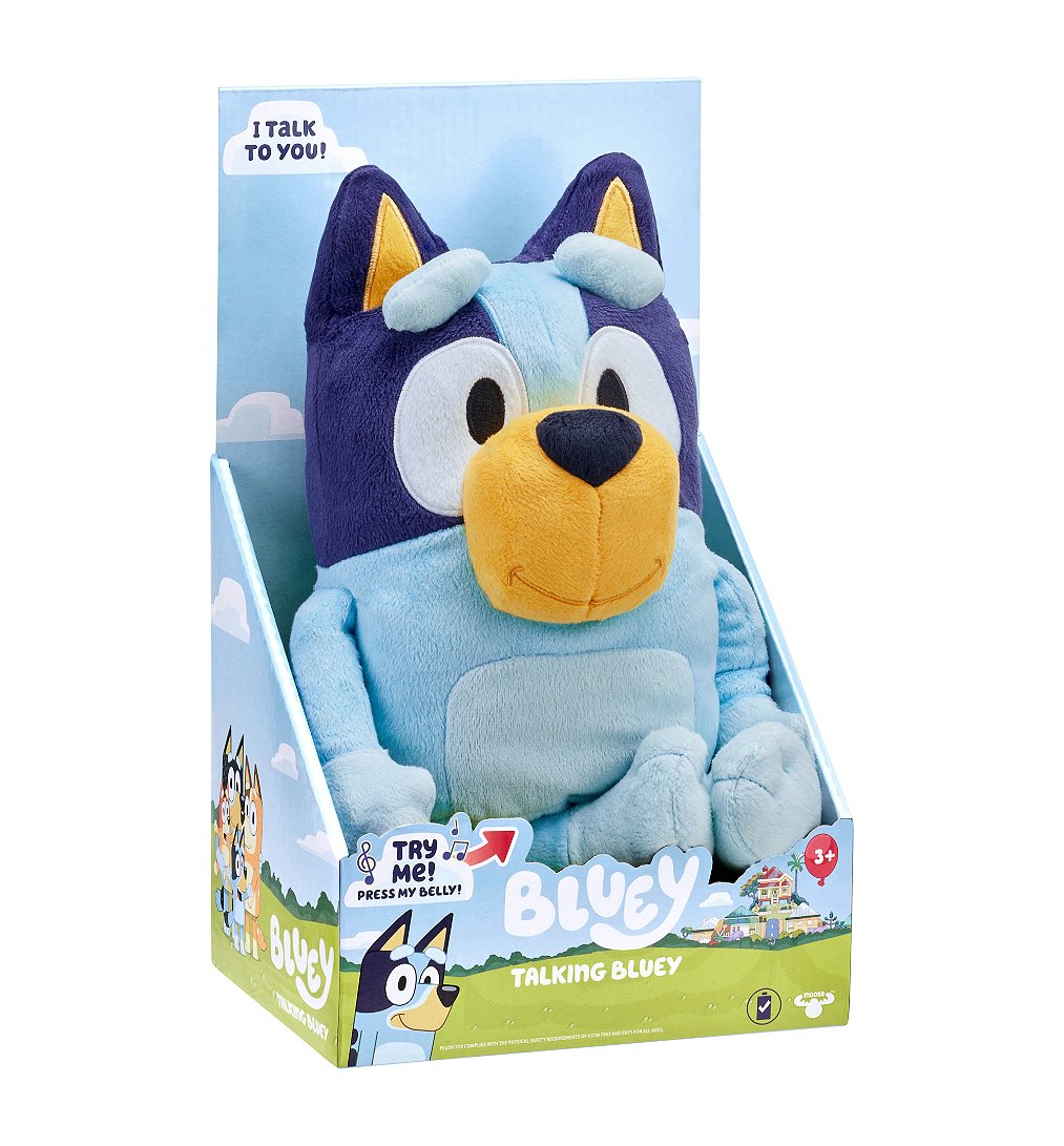 Peluche Parlante 45cm Bluey