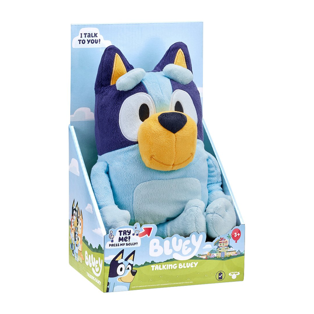 Peluche Parlante 45cm Bluey