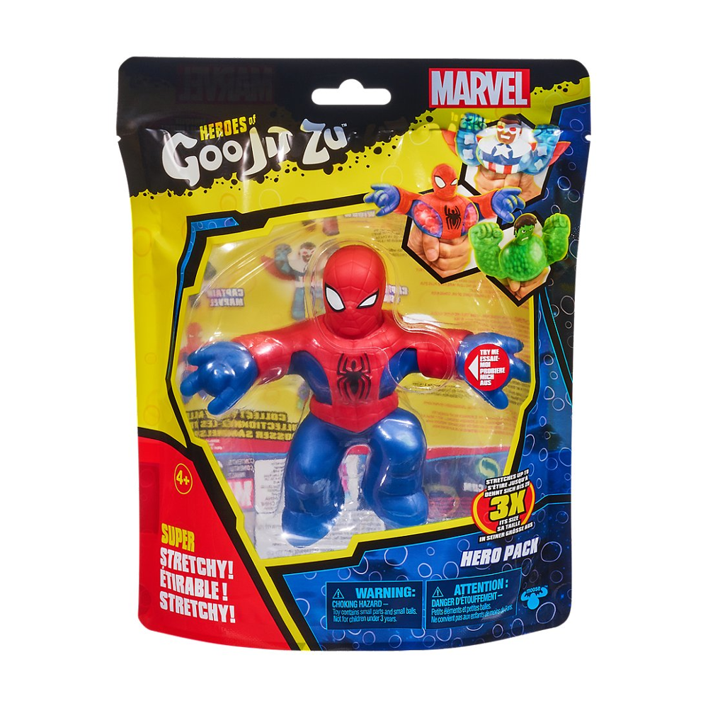 Figurine 11cm Spiderman S3 - Goo Jit Zu Marvel