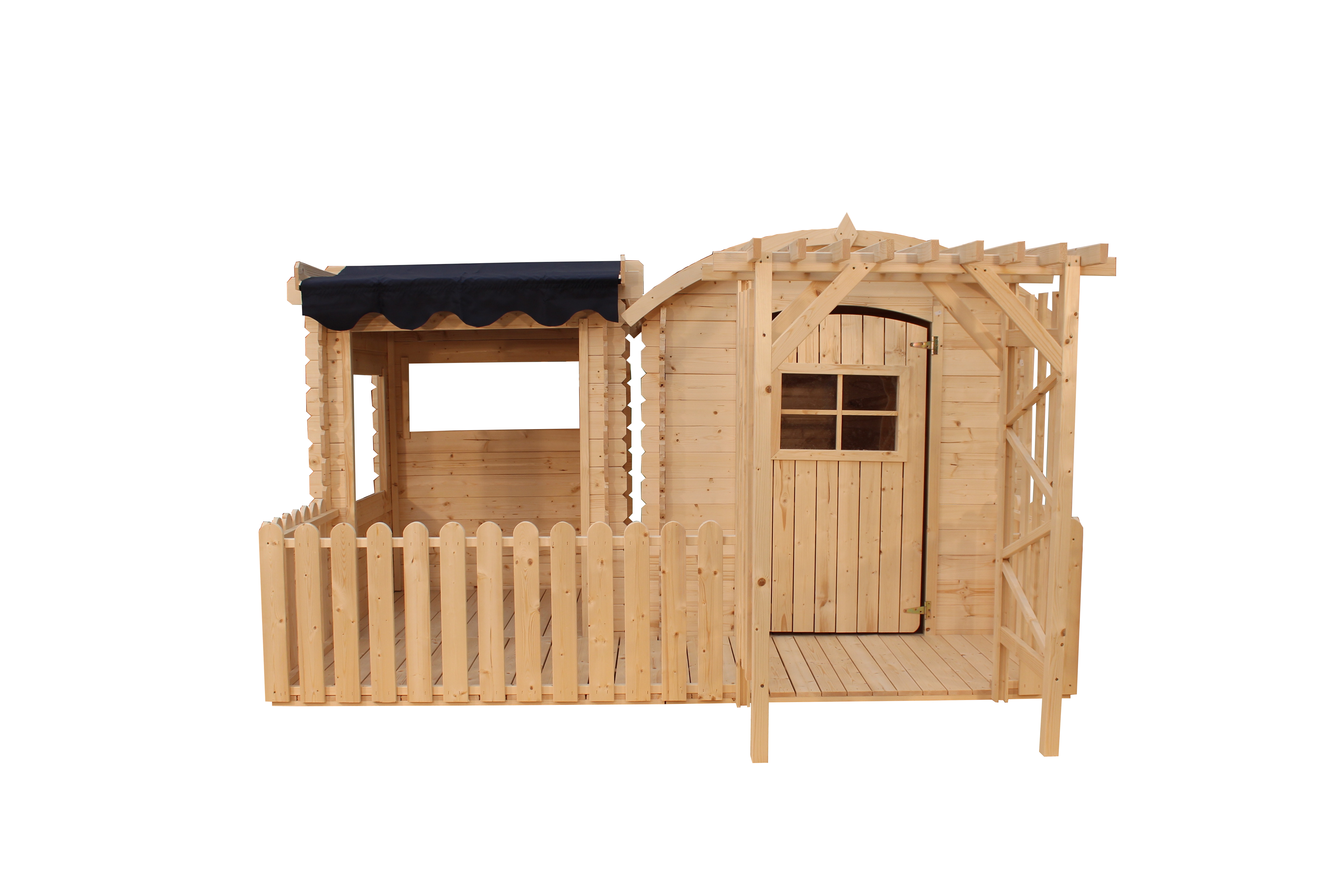 Tente De Jeu D'Intérieur En Bois Pour Enfants 6 En 1 Tableau Noir Table Chaise 6 Bacs De Rangement Coussin De Sol Maison De Jeu Pour 2 6 Ans Beige Maison Chic 87004101