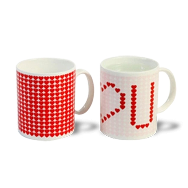 Tasse à Expresso En Céramique Coquelicots Par CBKreation, Blanc Et Rouge, Design Fleuri, Neuve