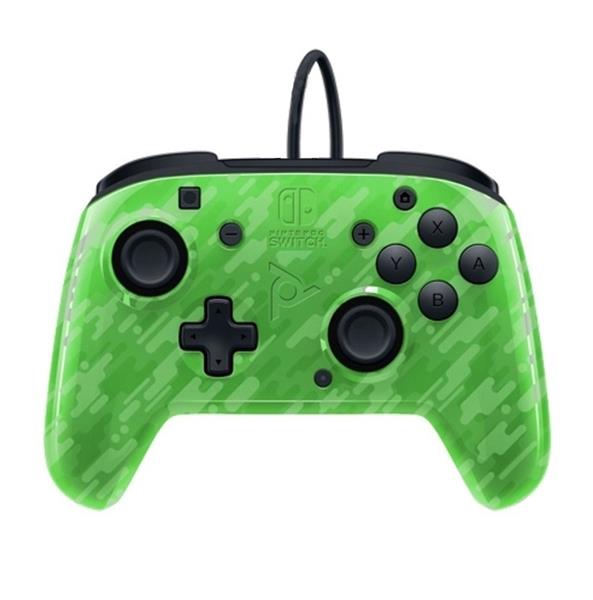 Manette filaire Camo verte - Nintendo Switch (SWITCH)