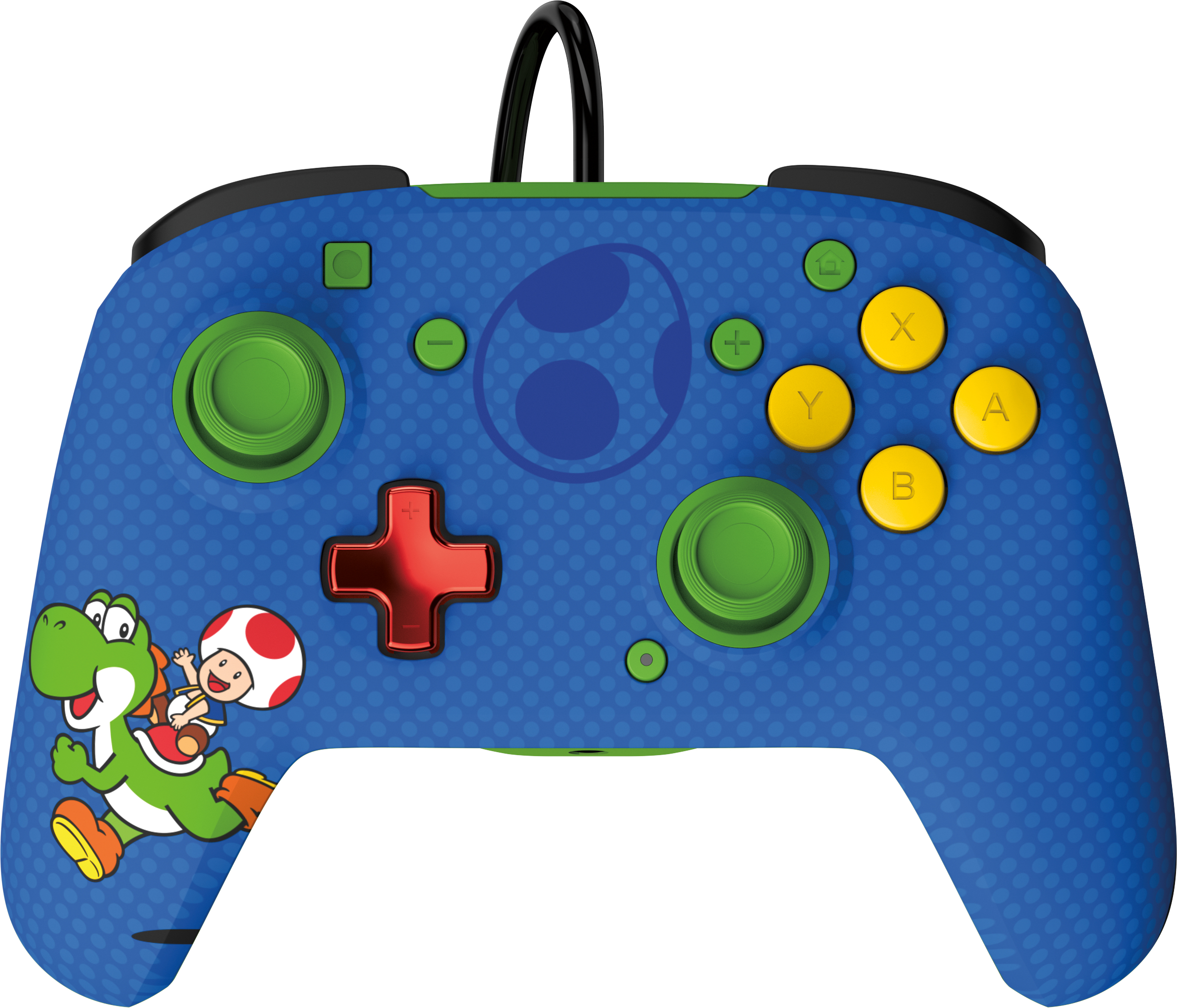 PDP Manette Fil Rematch Switch Toad Et Yoshi (SWITCH)