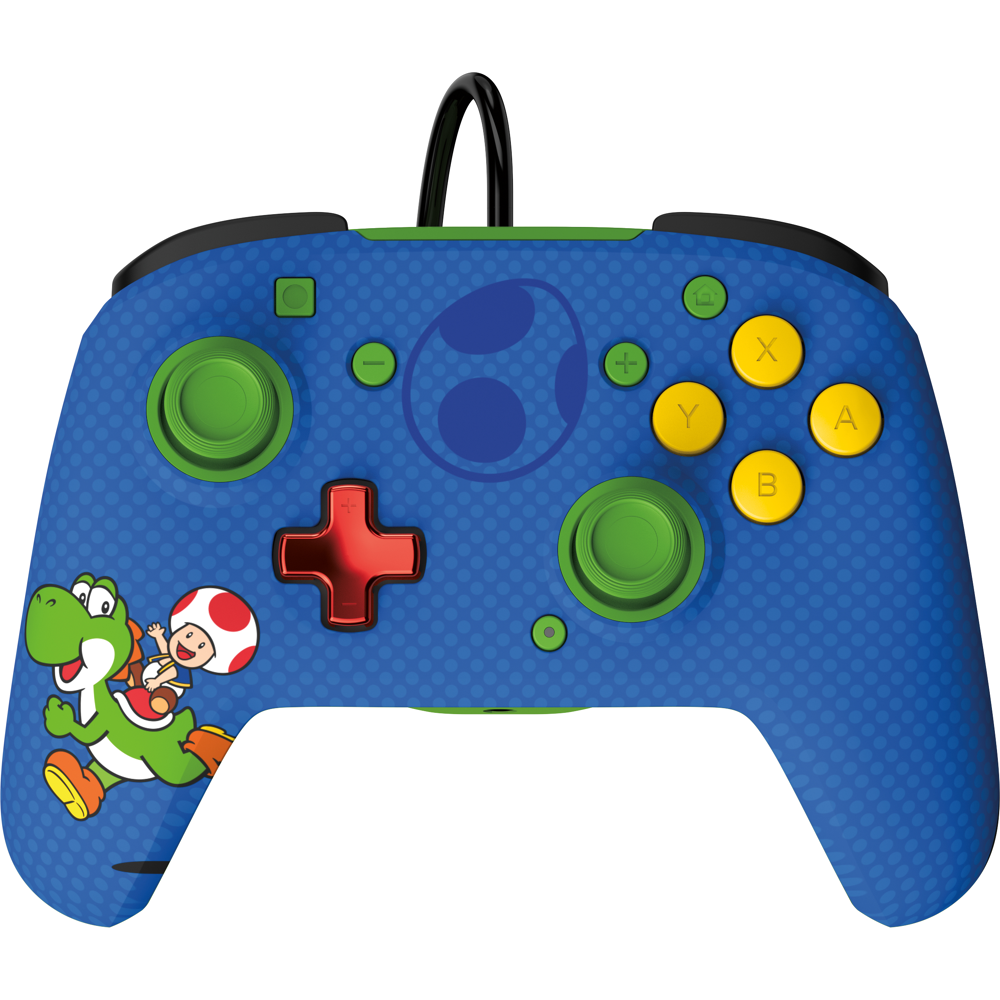 PDP Manette Fil Rematch Switch Toad Et Yoshi (SWITCH)