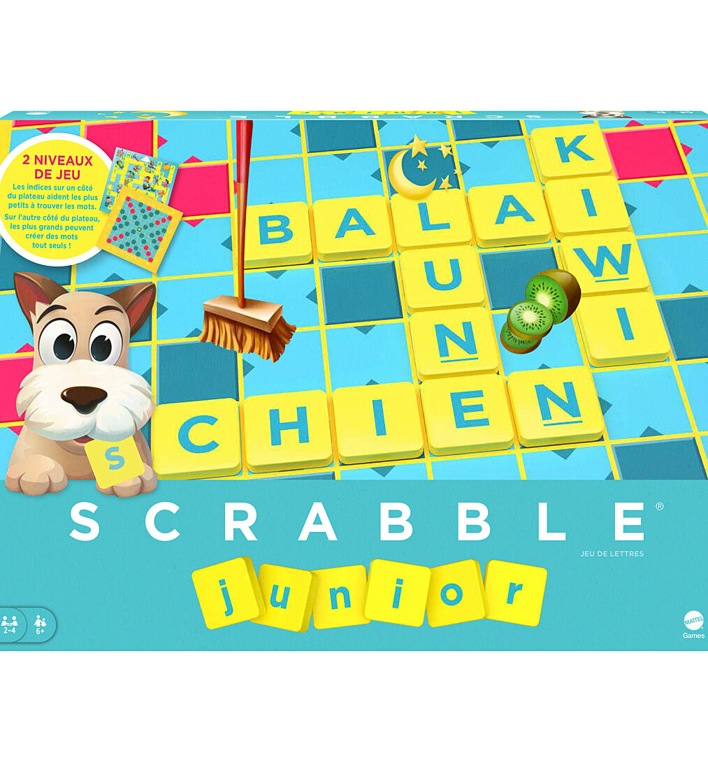 Mattel Games - Scrabble Junior - Jeu De Société - 6 Ans Et + - Scrabble