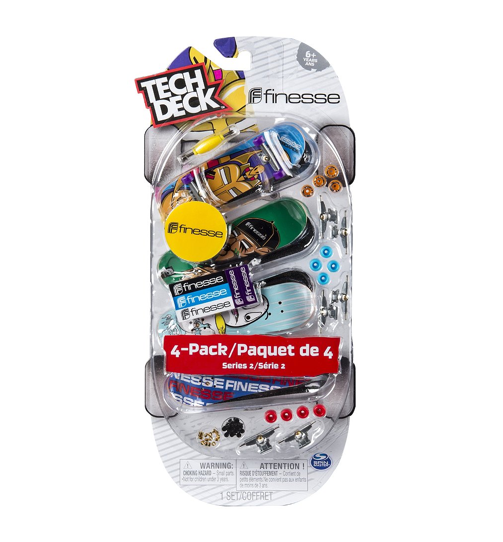 Pack 4 Finger Skates Tech Deck (Modèle Aléatoire)