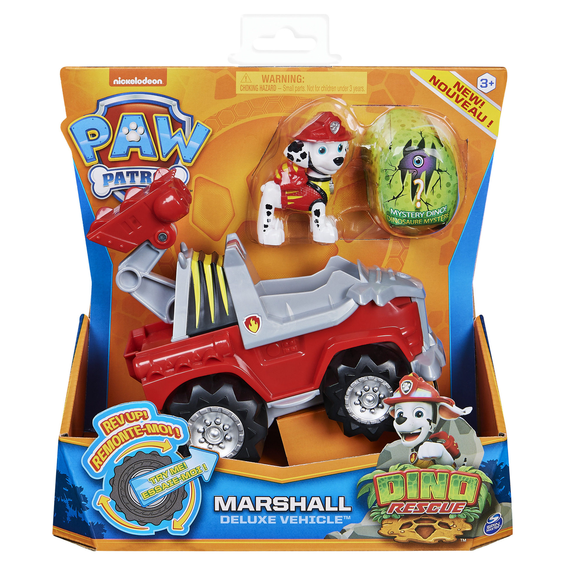 Vehicule + Figurine Marcus Dino Rescue Paw Patrol - La Pat' Patrouille