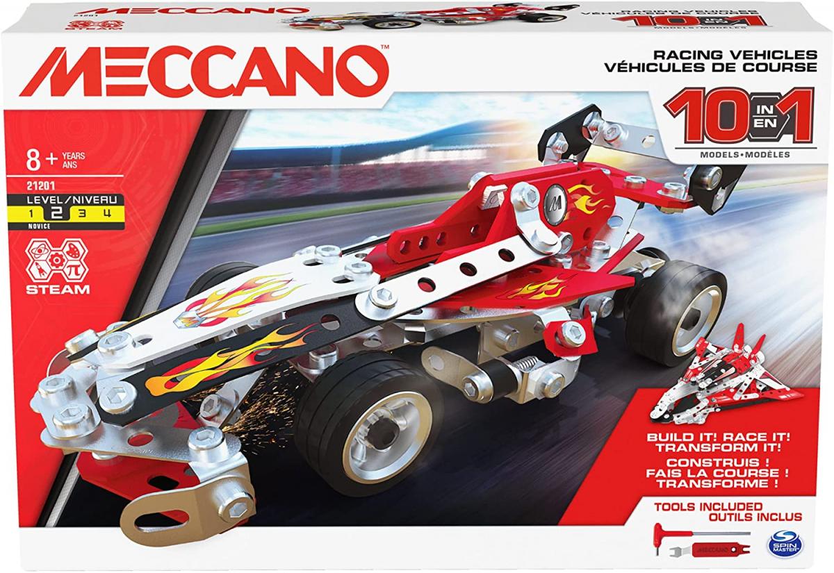 Vehicules De Course - 10 Modeles Meccano