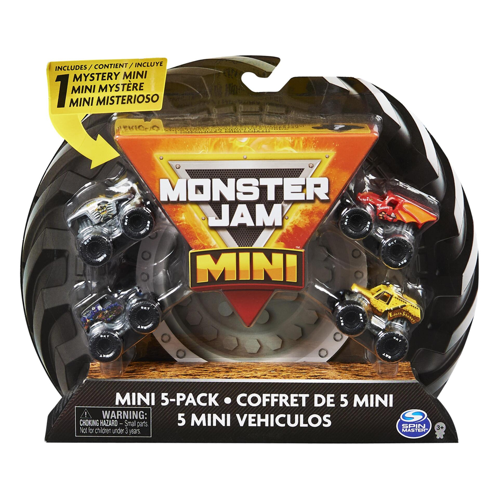 Coffret 5 Véhicules Minis Monster Jam - Monster Jam