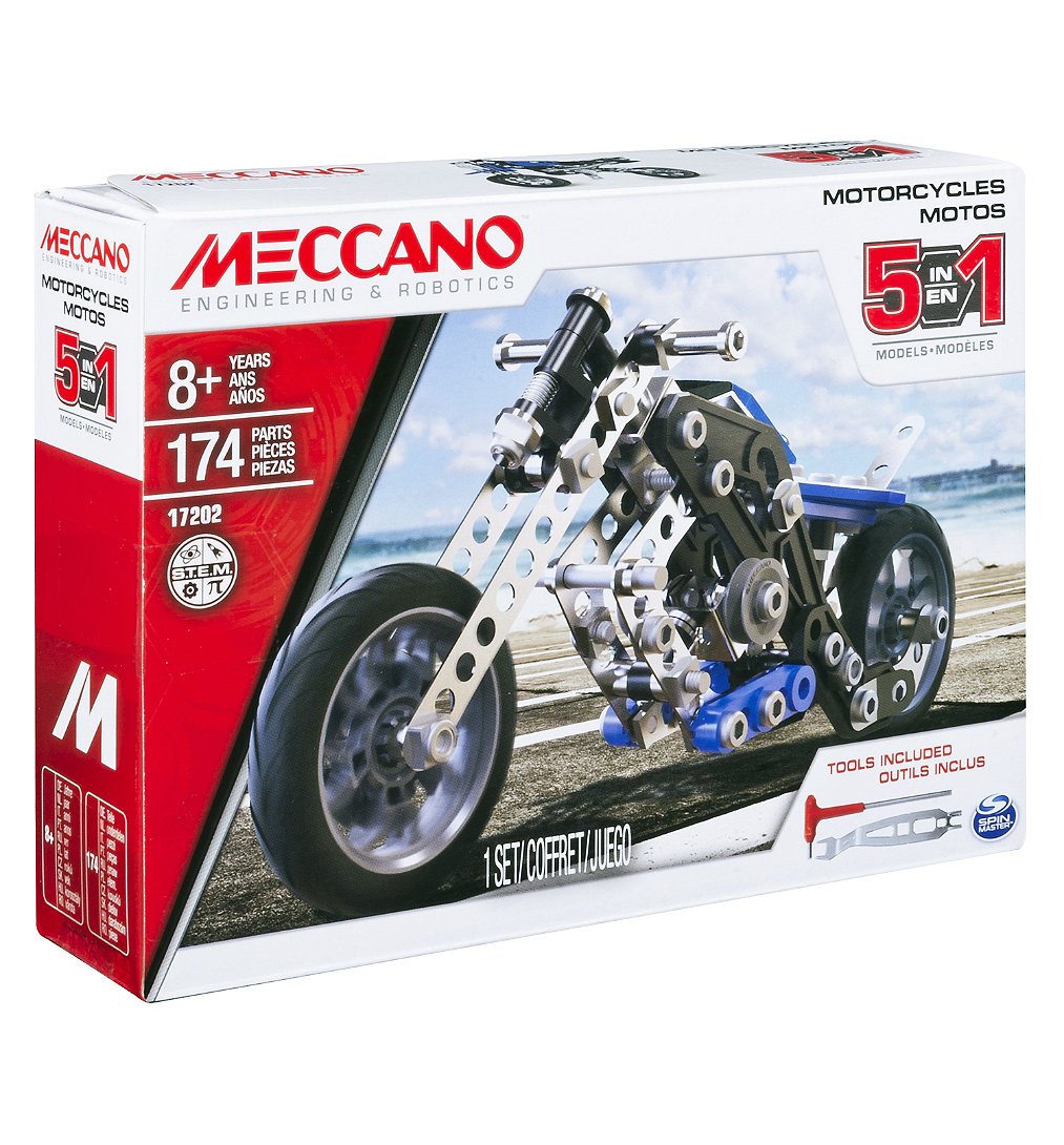 Moto - 5 Modeles Meccano