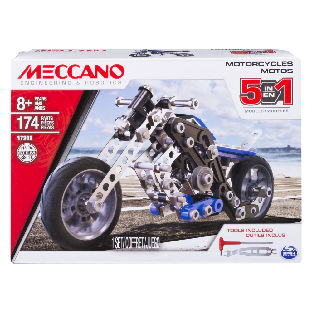 Moto - 5 Modeles Meccano