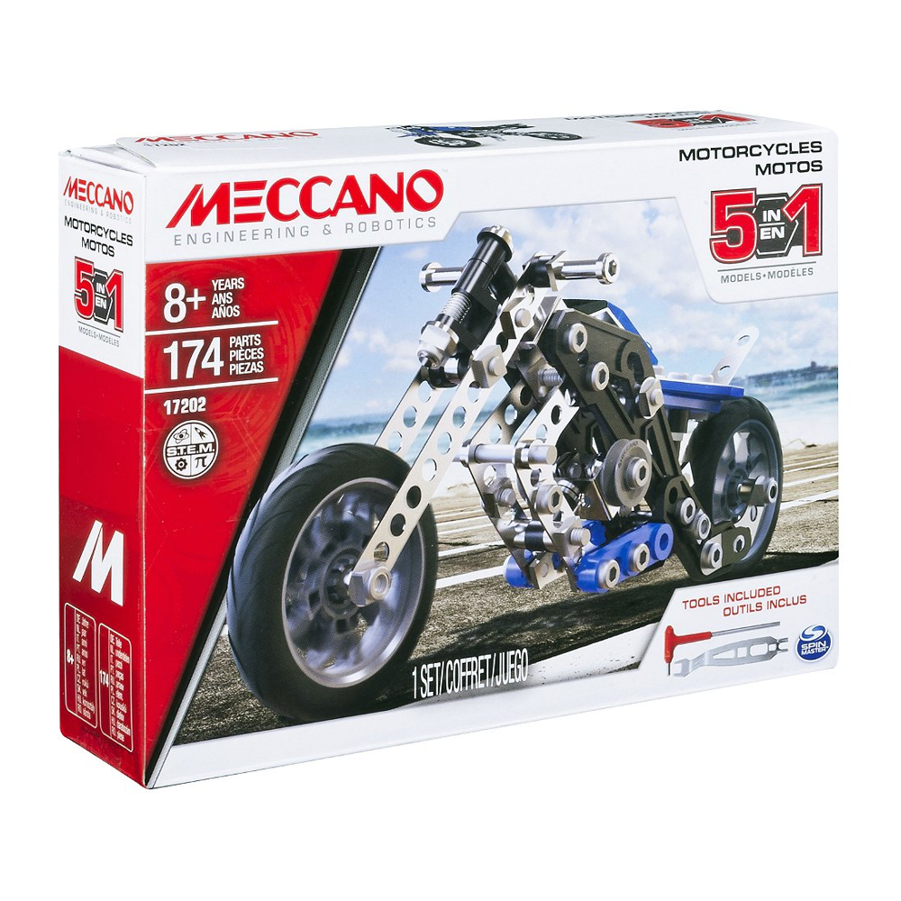 Moto - 5 Modeles Meccano