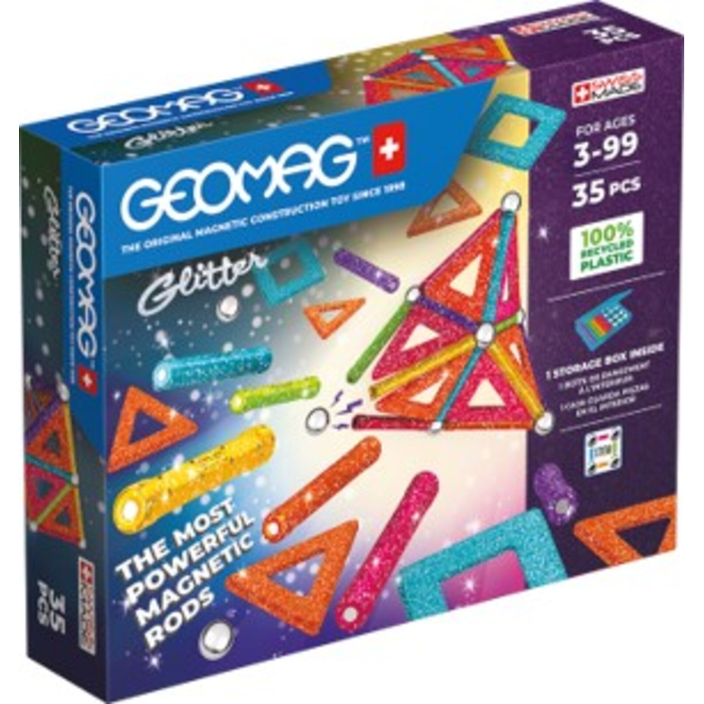 Geomag - Ecofriendly 35 Pcs Glitter - Geomag