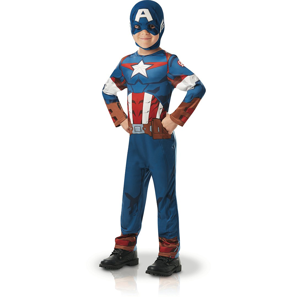 Déguisement Classique Captain América Série Animée Taille M - Avengers