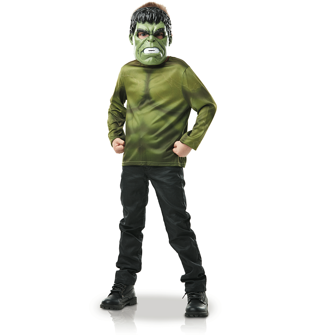 TOP CLASSIQUE HULK + MASQUE