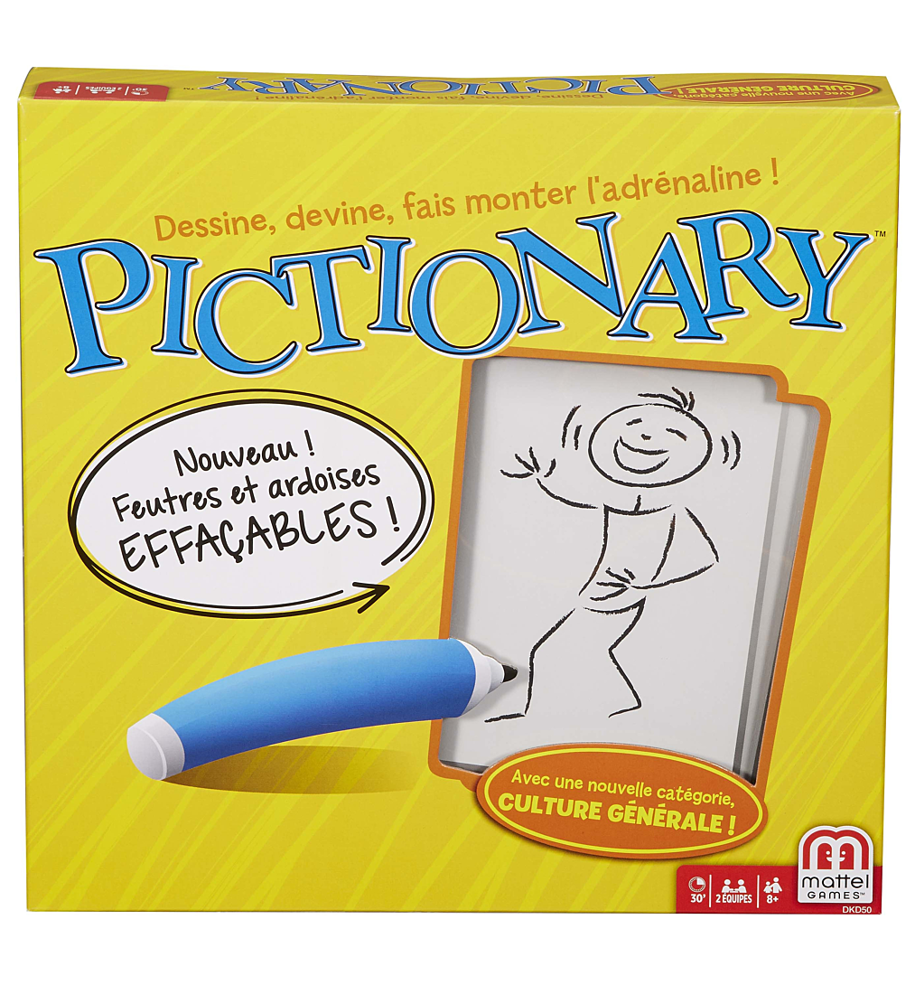 Mattel Games - Pictionary - Jeu De Société - 8 Ans Et + - Pictionary