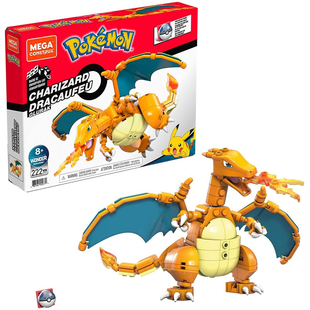 Mega Construx - Pokemon Dacofeu à construire - Briques de construction - Dès 8 ans