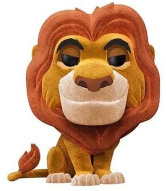 Figurine Pop [Exclusive] Disney Le Roi Lion : Mufasa (Flocké) [495]