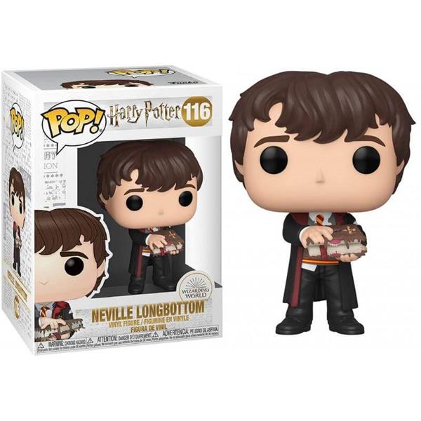Figurine Pop Harry Potter : Neville avec le Livre des Monstres [116]