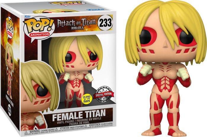 Figurine Pop Megasize [Exclusive] Attack on Titan : Female Titan (Lum, dans le noir) [233]