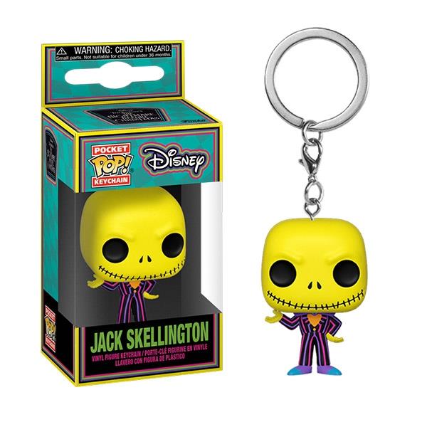 L'étrange Noël de M. Jack - Figurine Funko! Pop Jack Blacklight porte-clés