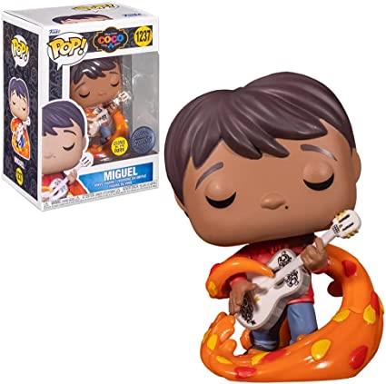 Figurine Pop [Exclusive] Disney Coco : Miguel avec guitare (Luminiscent dans le noir) [1237]