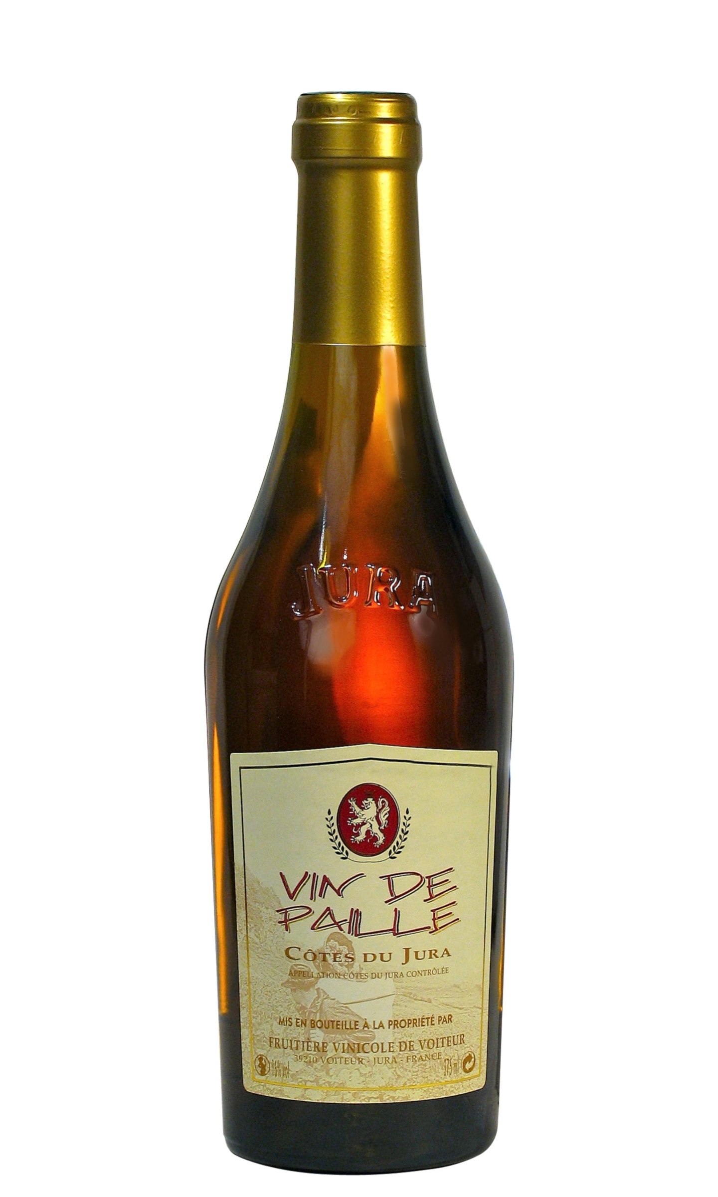 Demi-bouteille -Vin de Paille, 2016 - Côtes du Jura AOC - Blanc Moelleux - 37.5 cl