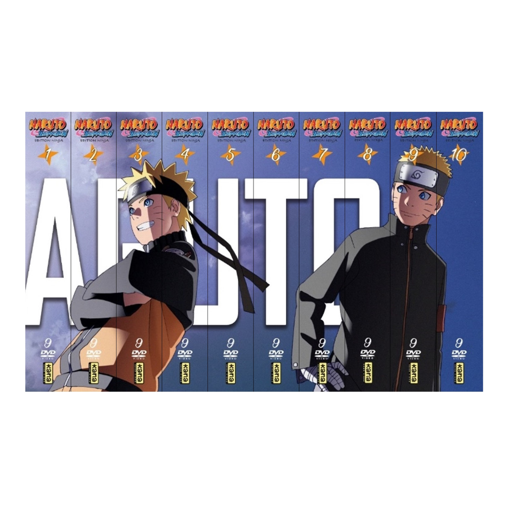 Intégrale 10 volumes Naruto Shippuden DVD