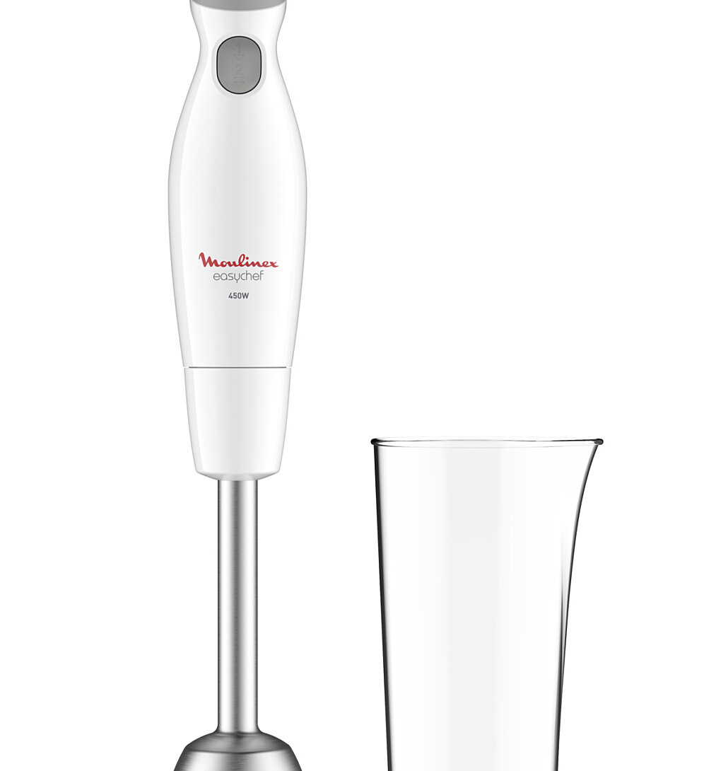Moulinex Easychef 0,8 L Mélangeur par immersion 450 W Gris, Blanc