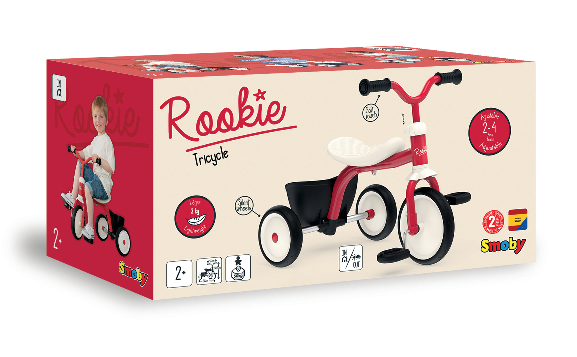 Tricycle Rookie Smoby - vue 5