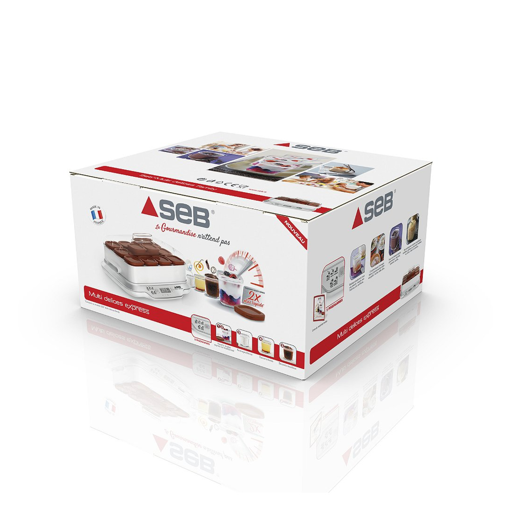 SEB YG661A00 machine à yaourts 1,68 L Yahourt 600 W