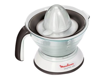 Moulinex PC300B10 presse-agrumes Centrifugeuse lente 25 W Blanc, Gris