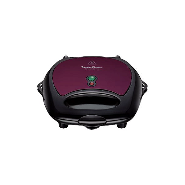 Moulinex SJ615612 moule à gauffres 2 gauffre(s) 700 W Noir, Violet