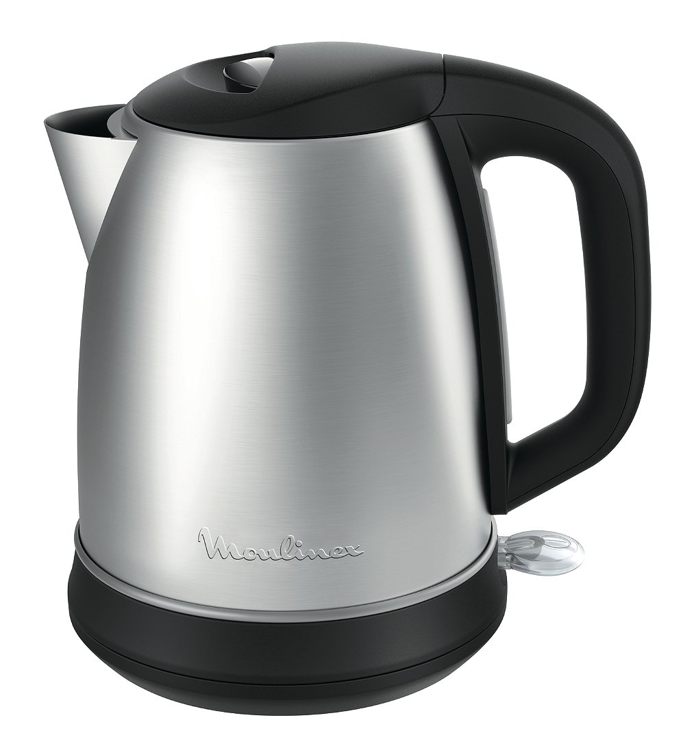 Moulinex BY550D10 bouilloire 1,7 L 2400 W Noir, Acier inoxydable