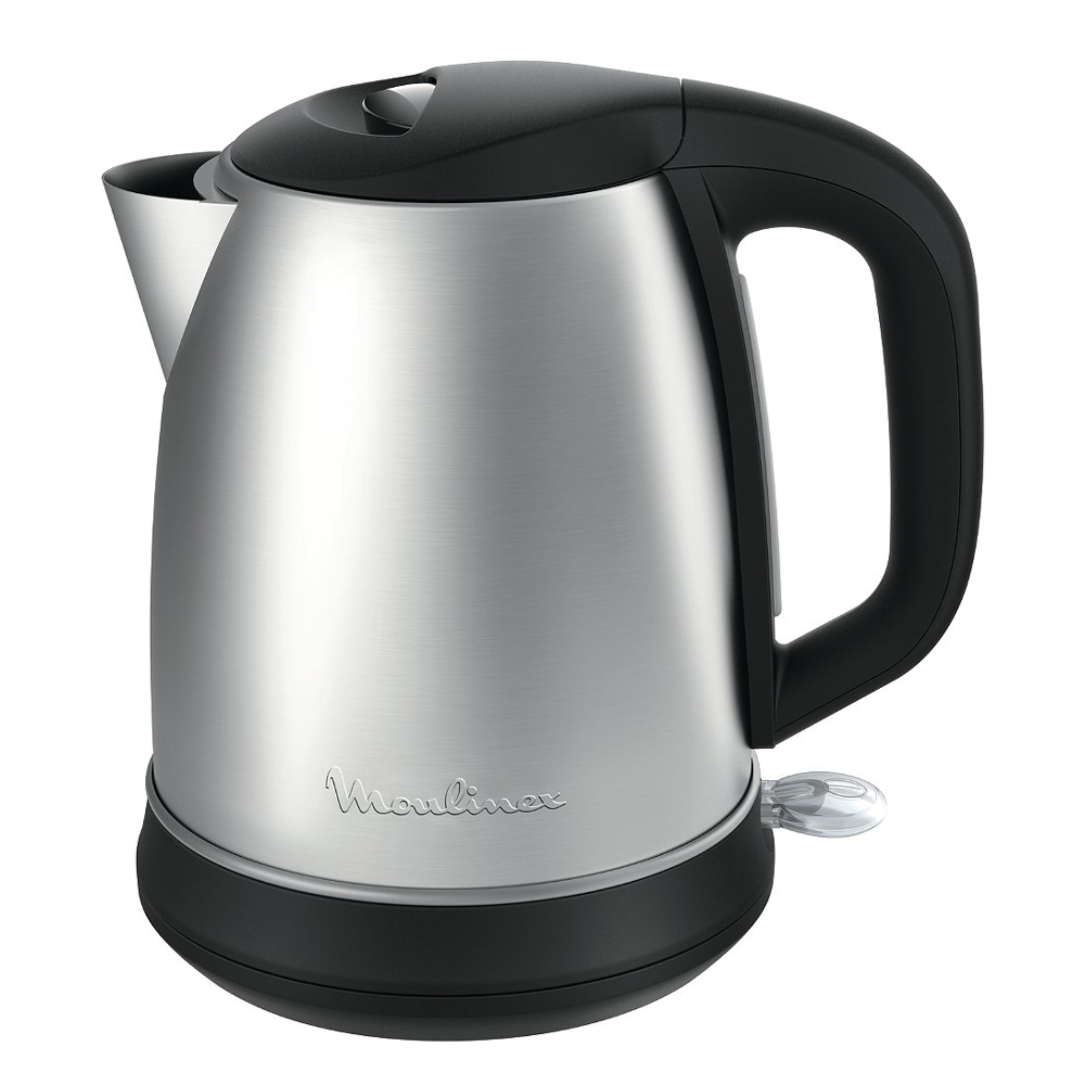 Moulinex BY550D10 bouilloire 1,7 L 2400 W Noir, Acier inoxydable