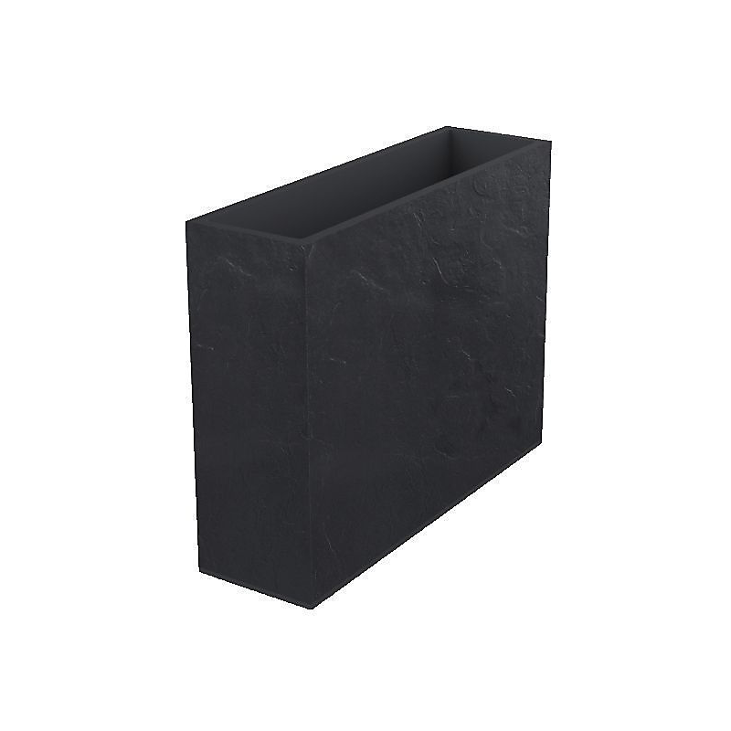 Jardinière rectangulaire Volcania Effet pierre