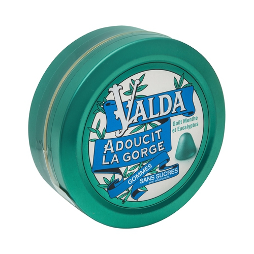 Gommes sans sucre menthe eucalyptus 50g