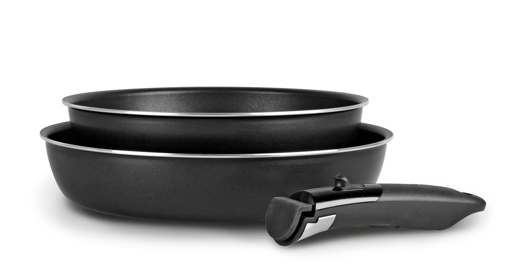 Lot de 2 Poêles aluminium Sitram 24/28 cm