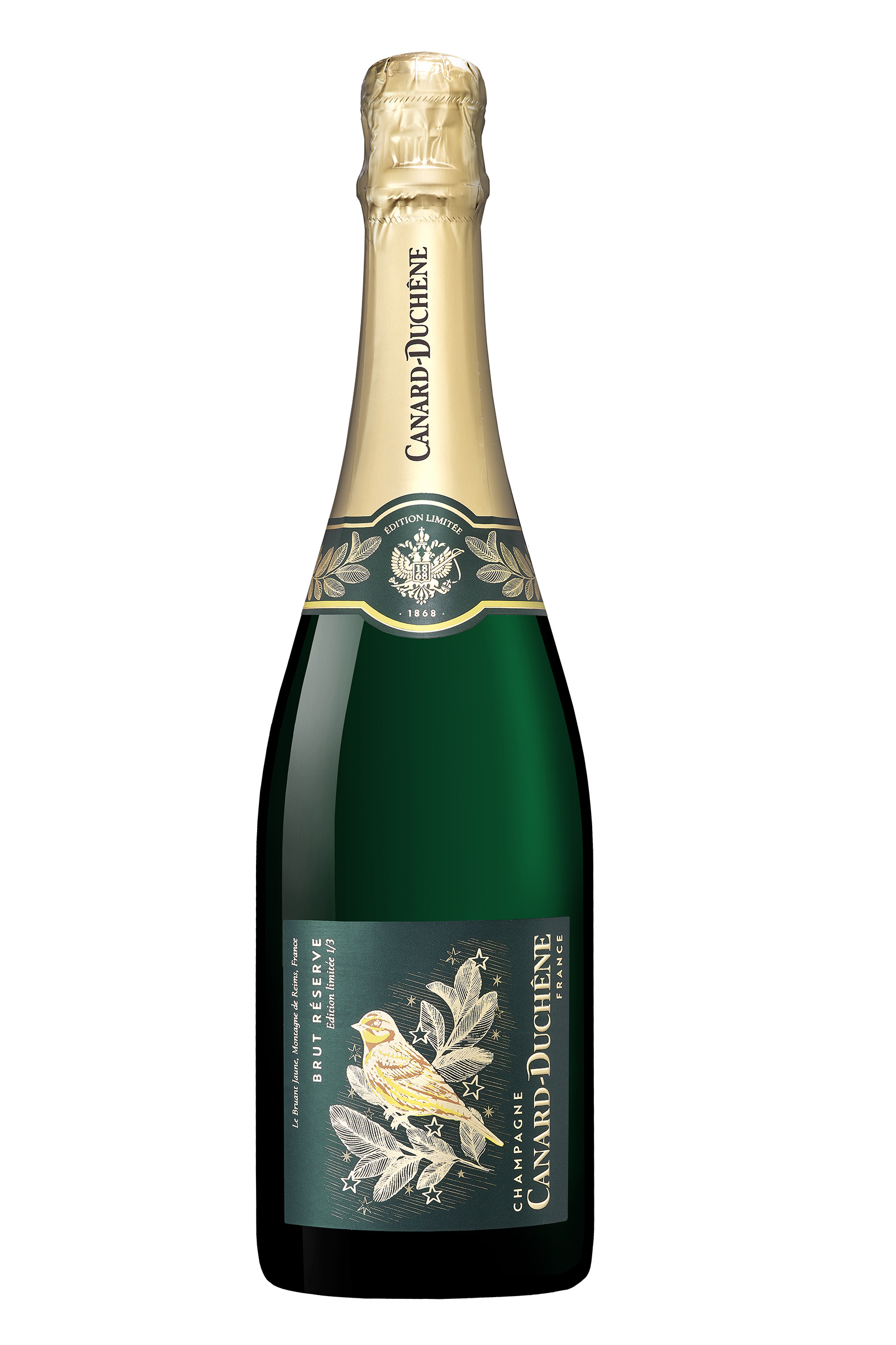 Champagne Canard-Duchêne - Brut Trilogie Édition limitée - 75 cl, Coloris aléatoire