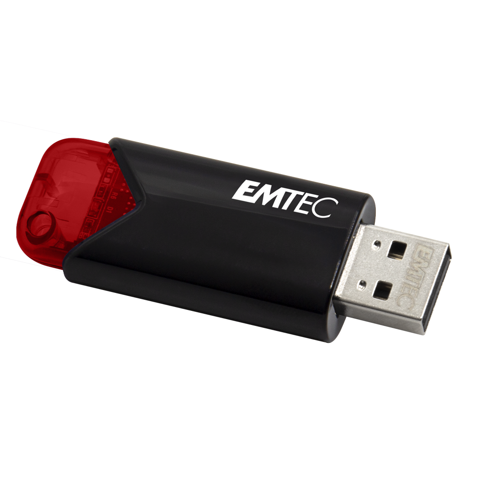 Emtec Click Easy lecteur USB flash 16 Go USB Type-A 3.2 Gen 2 (3.1 Gen 2) Noir, Rouge