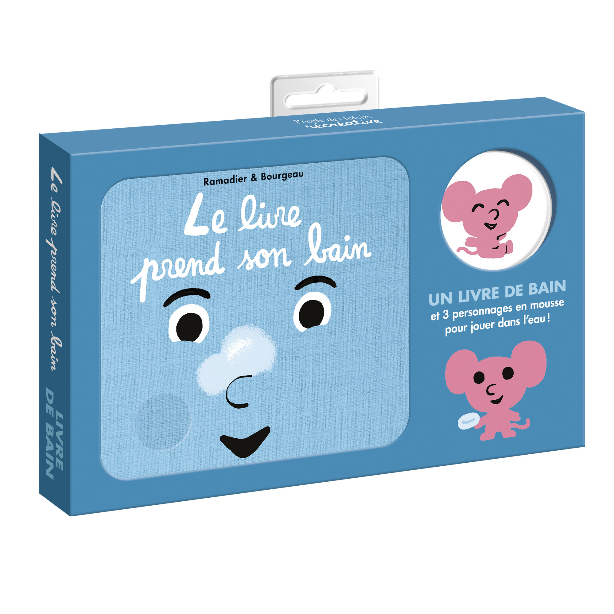 Le livre prend son bain - (Livre de bain) - (Livre de bain) (Coffret)