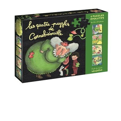 Cornebidouille - 4 puzzles évolutifs (Coffret)