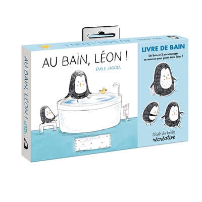 Au bain, Léon ! (Livre de bain) - (Livre de bain) (Coffret)